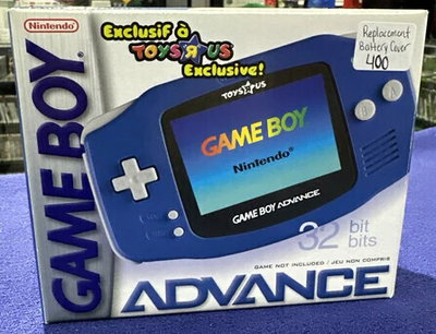 Nintendo Game Boy Advance Toys R Us Exclusive Midnight Blue [CAN]