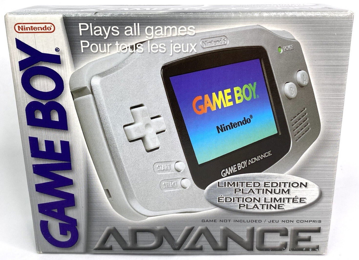 Nintendo Game Boy Advance Limited Edition Platinum [CAN]