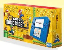  Nintendo 2DS New Super Mario Bros 2 Blue Bundle