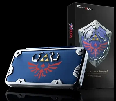 New Nintendo 2DS LL Hylian Shield Edition Console