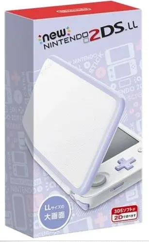 Consolevariations - New Nintendo 2DS LL White & Lavender Console