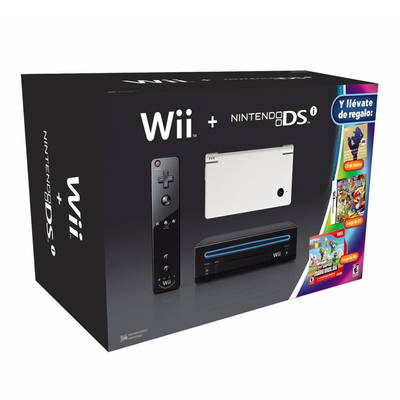 Nintendo Wii Black + DSi Bundle [MX]