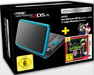 New Nintendo 2DS XL Luigi's Mansion Bundle