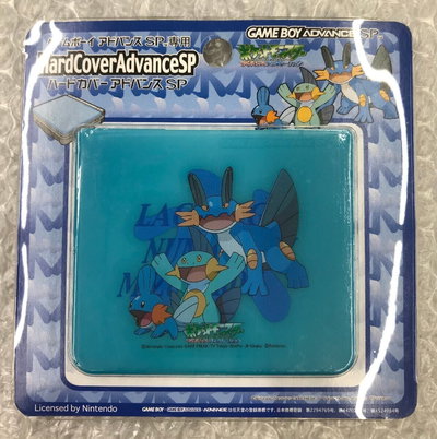 Nintendo Game Boy Advance SP Mudkip Evolutionary line hard cover