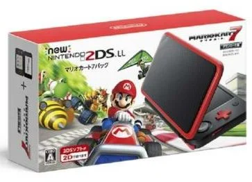  New Nintendo 2DS LL Red / Black Console