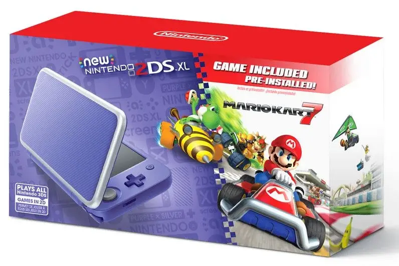 Consolevariations - New Nintendo 2DS XL Mario Kart 7 Purple