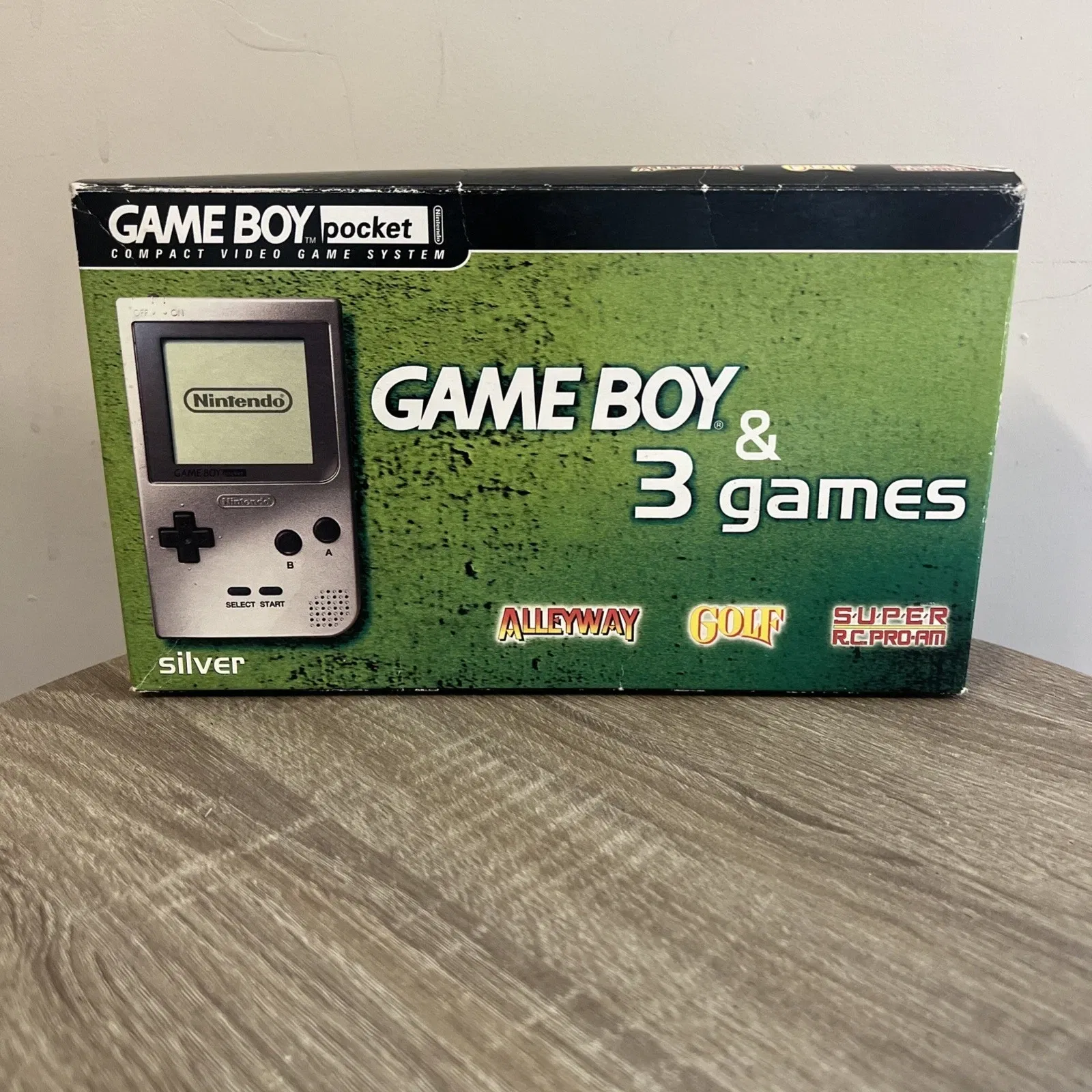  Nintendo Game Boy Pocket 3 Games Pack Green Bundle (v2)