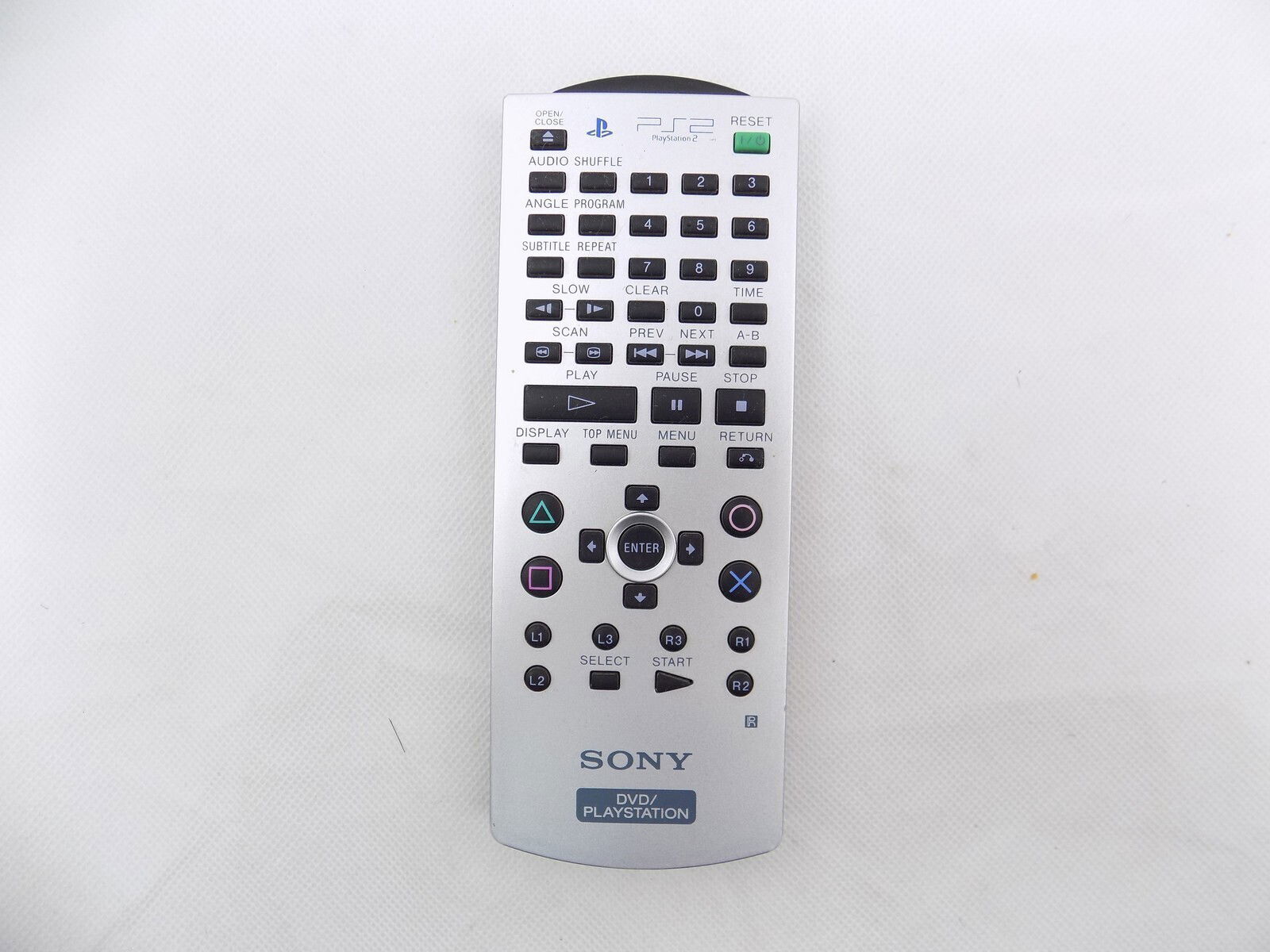 Sony PlayStation 2 DVD Remote Control - Satin Silver