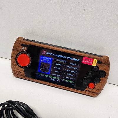 Atari 2600 Flashback Portable Wood Grain Deluxe Console
