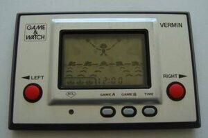  Nintendo Game &amp; Watch Vermin Black