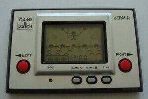 Nintendo Game & Watch Vermin Black