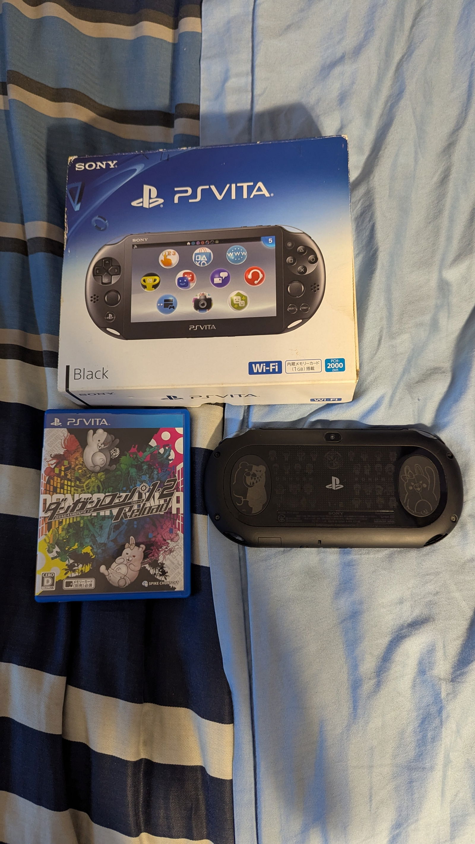 Sony PS Vita Slim Danganronpa Black Console
