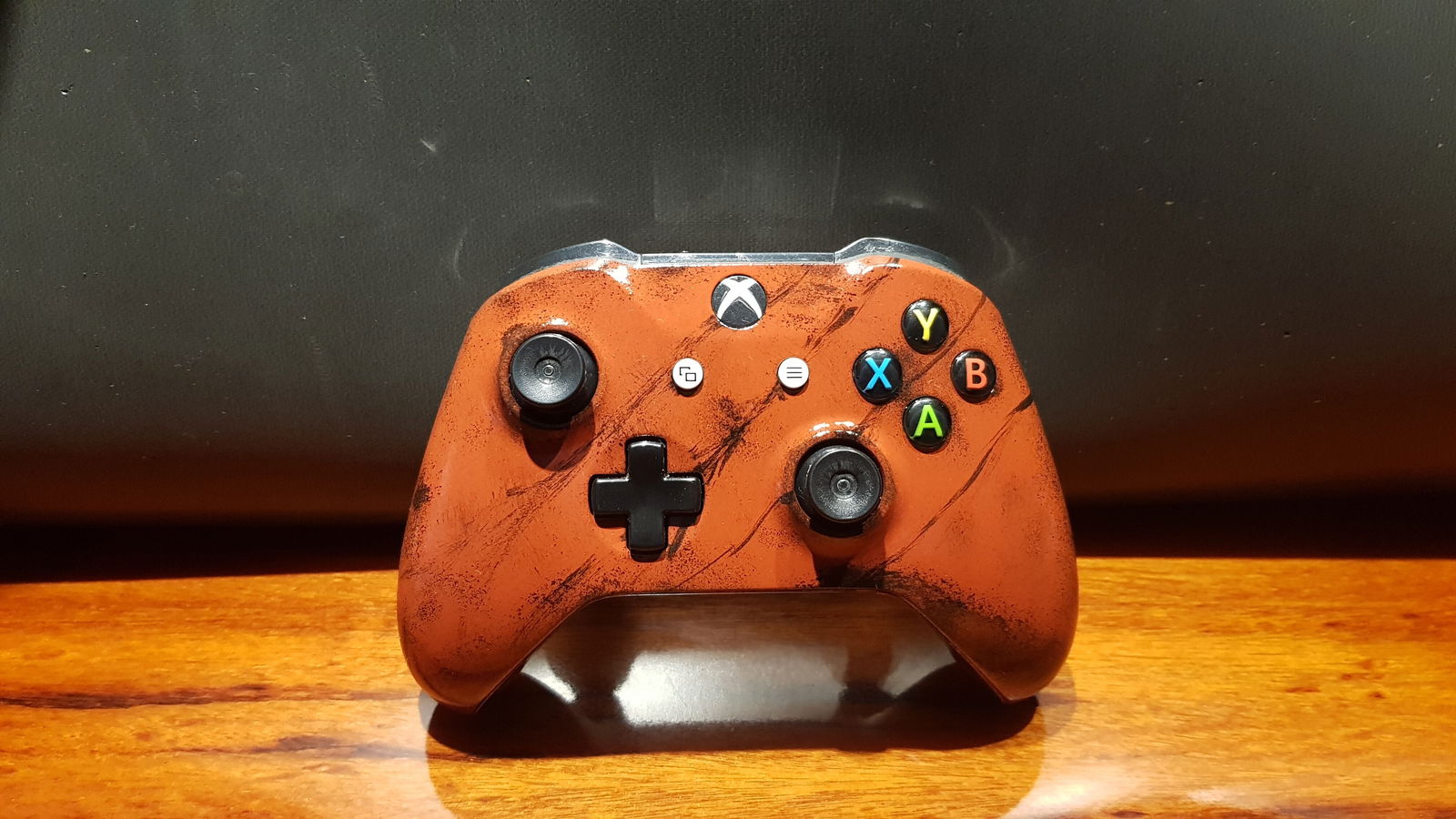  Microsoft Xbox One S Microsoft Xbox One S controller custom gears of war 20 years anniversary
