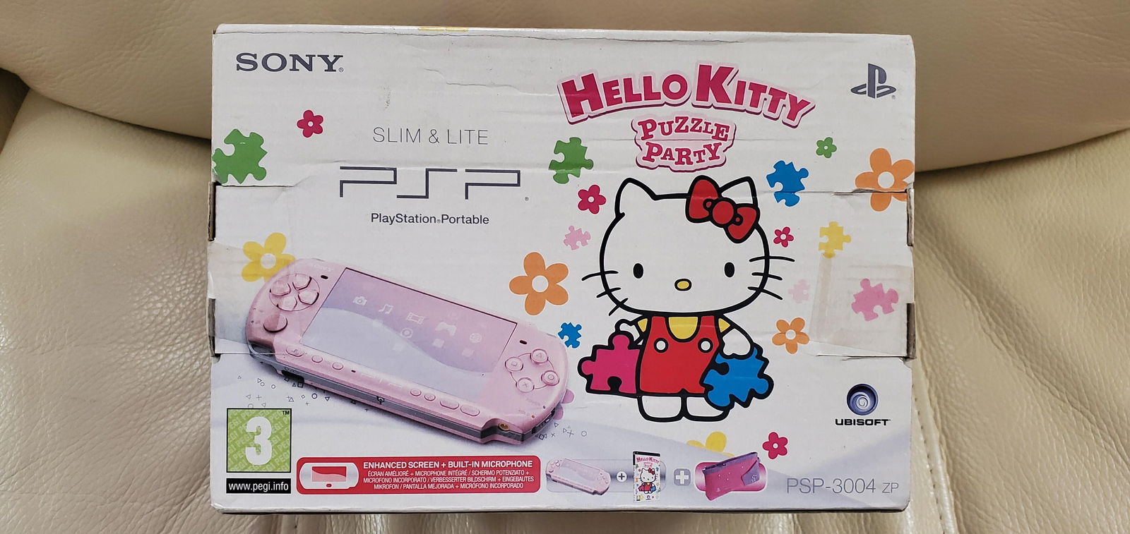  Sony PSP X000 Series Sony PSP 3000 Hello Kitty Puzzle Party Bundle