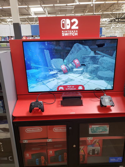 Nintendo Switch 2 Retail Demo Kiosk