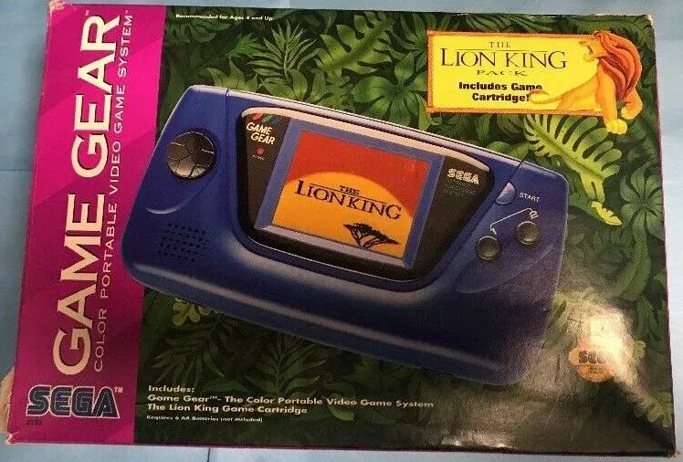  Sega Game Gear Lion King Bundle