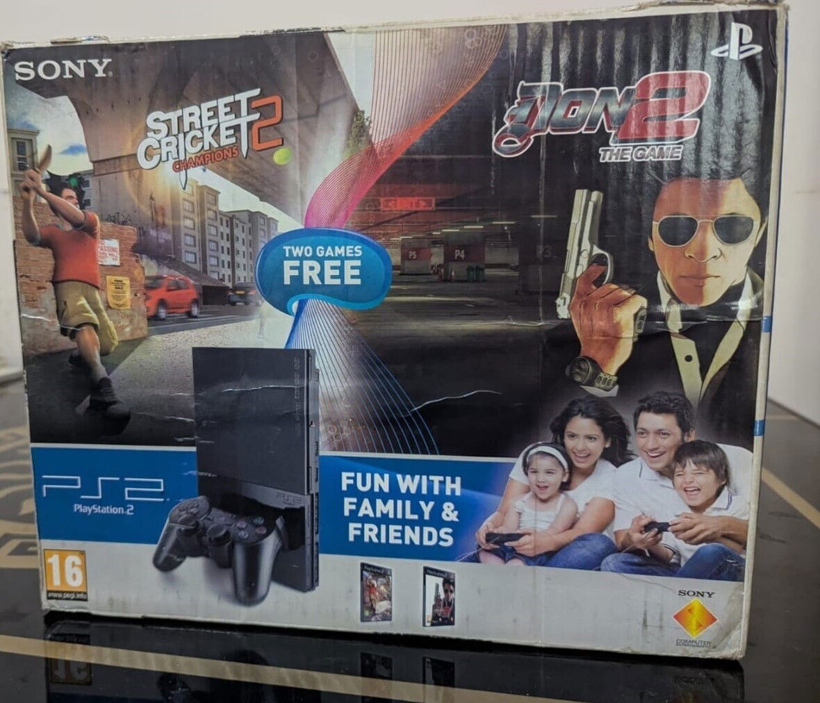  Sony PlayStation 2 Slim Don 2 + Street Cricket 2 Bundle