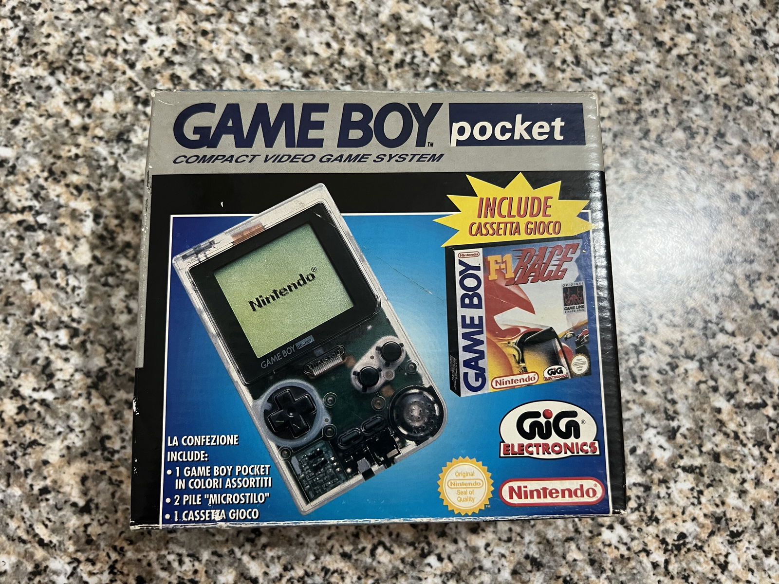  Nintendo Game Boy Pocket F1 Race bundle [IT]