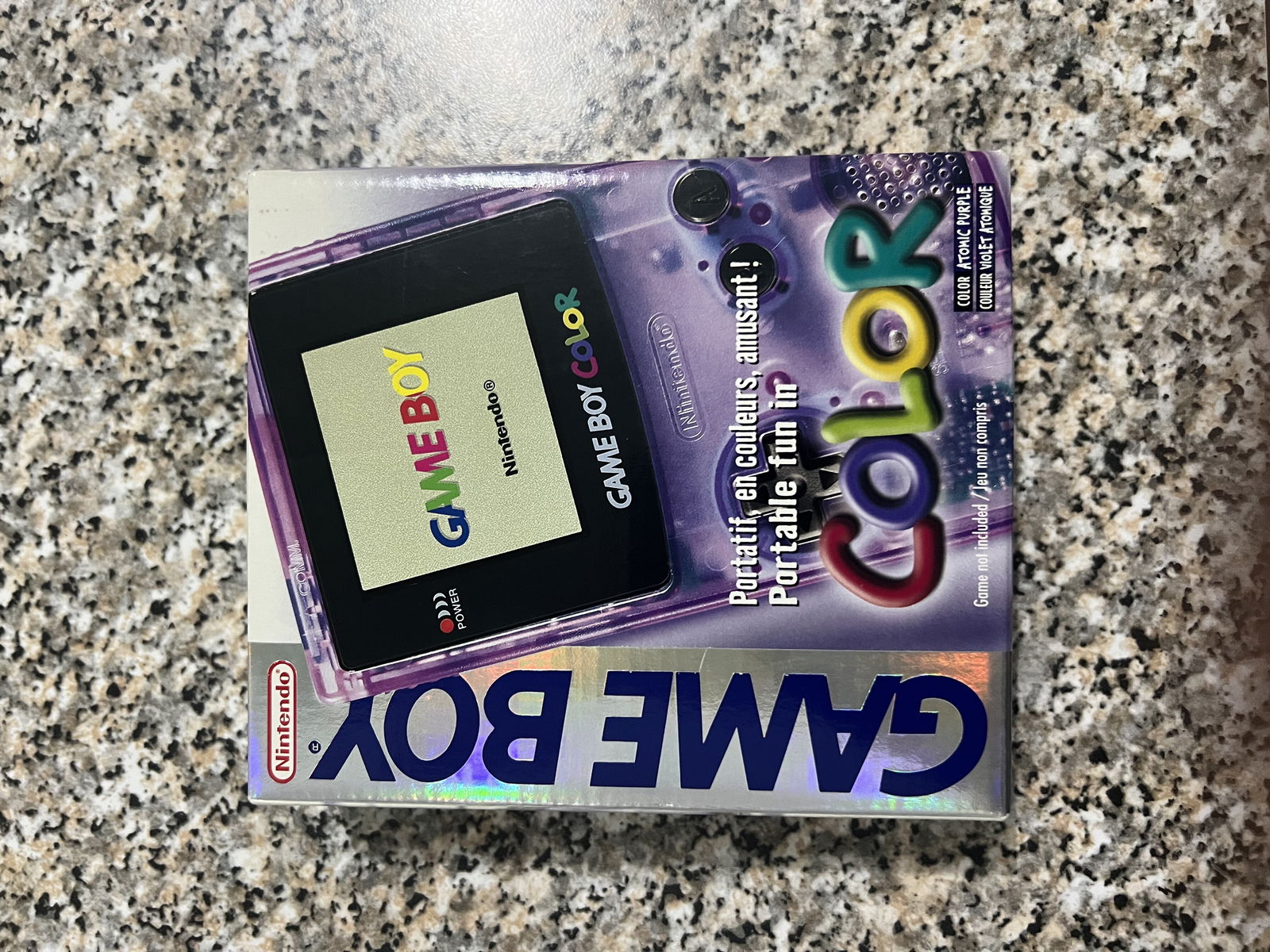  Nintendo Game Boy Color Atomic Purple console [CAN]