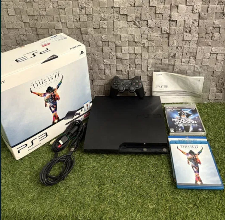  Sony PlayStation 3 Slim Michael Jackson This is It Bundle