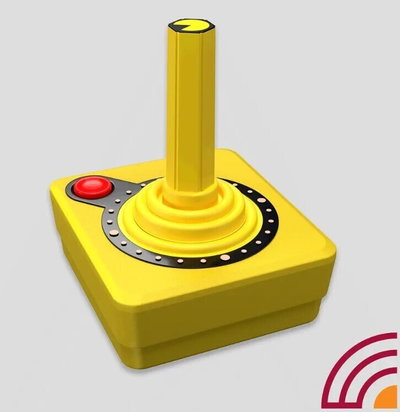 Atari 2600 CX40+ Wireless Joystick: PAC-MAN Edition