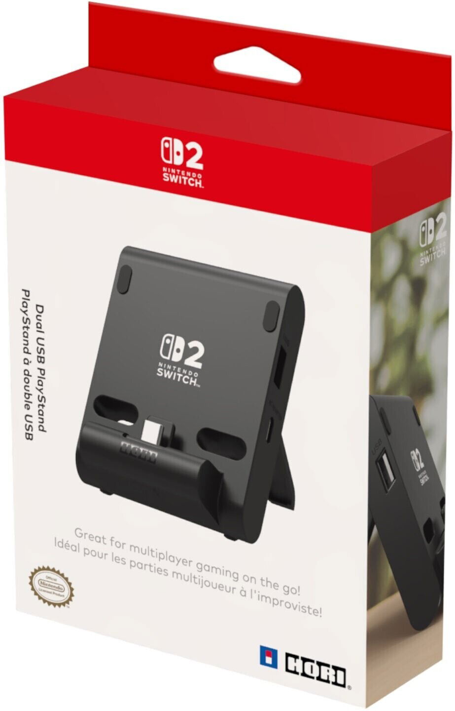  Nintendo Switch 2 Hori Dual USB PlayStand