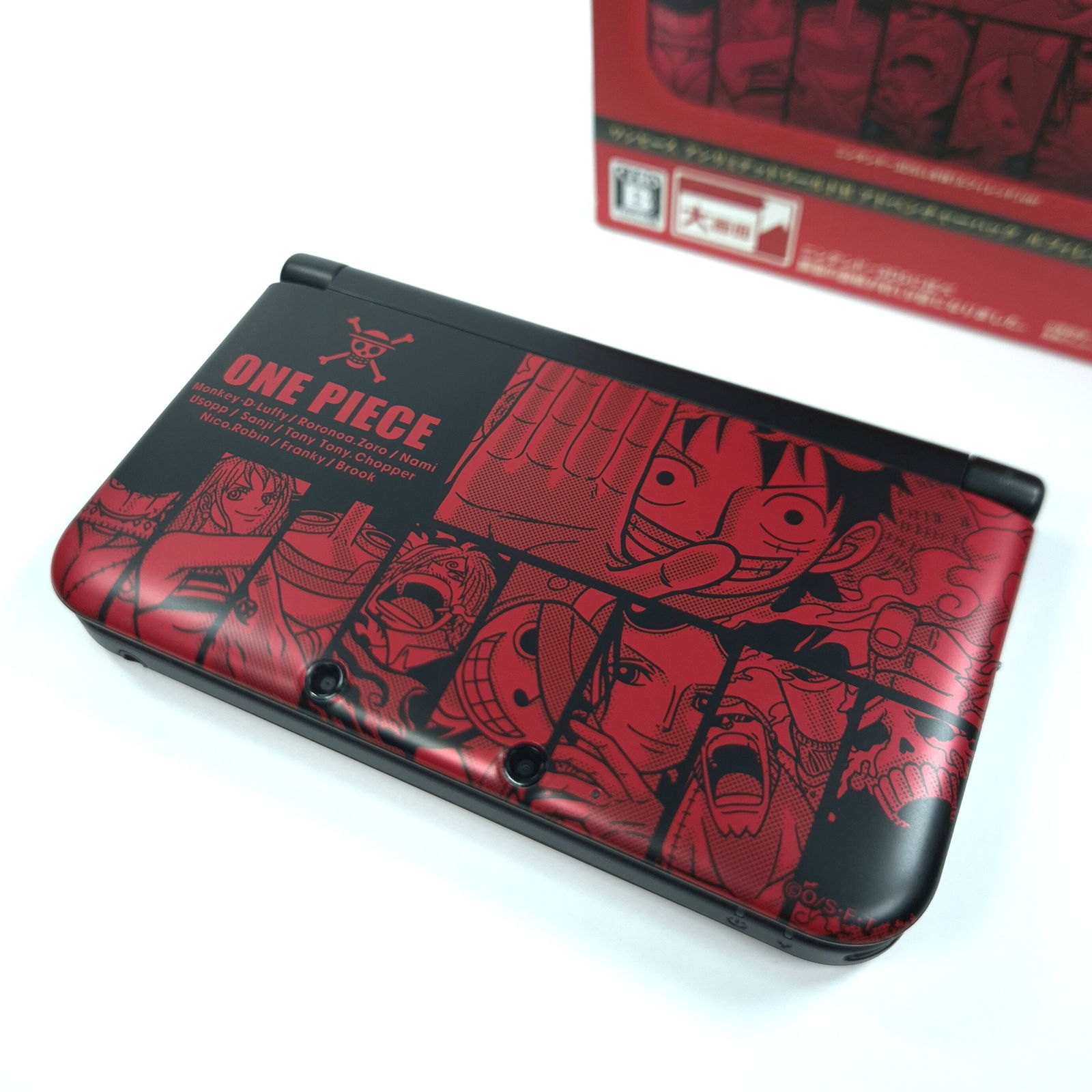 Nintendo 3DS LL One Piece Red Console