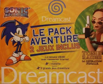 Sega Dreamcast Le Pack Adventure 2 Jeux Bundle