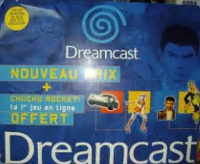 Sega Dreamcast Nouveau Prix + Chuchu Rocket Bundle