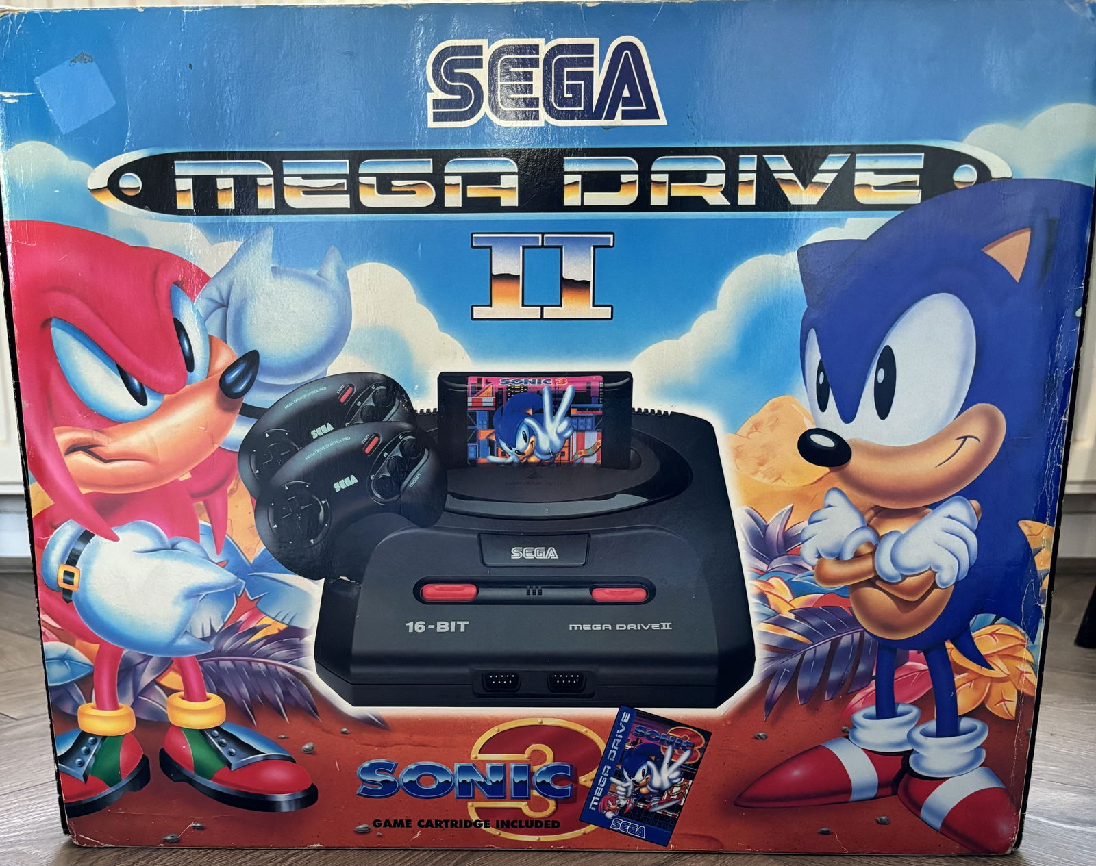  Sega Genesis Mega Drive II Sonic 3