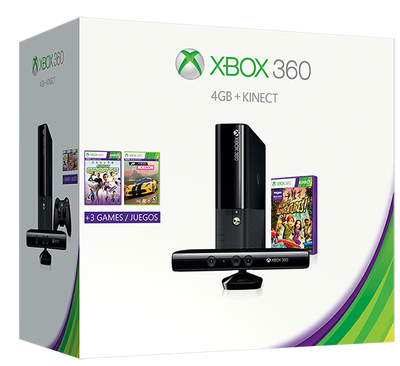 Microsoft Xbox 360 E 4GB Kinect Holiday Value Bundle
