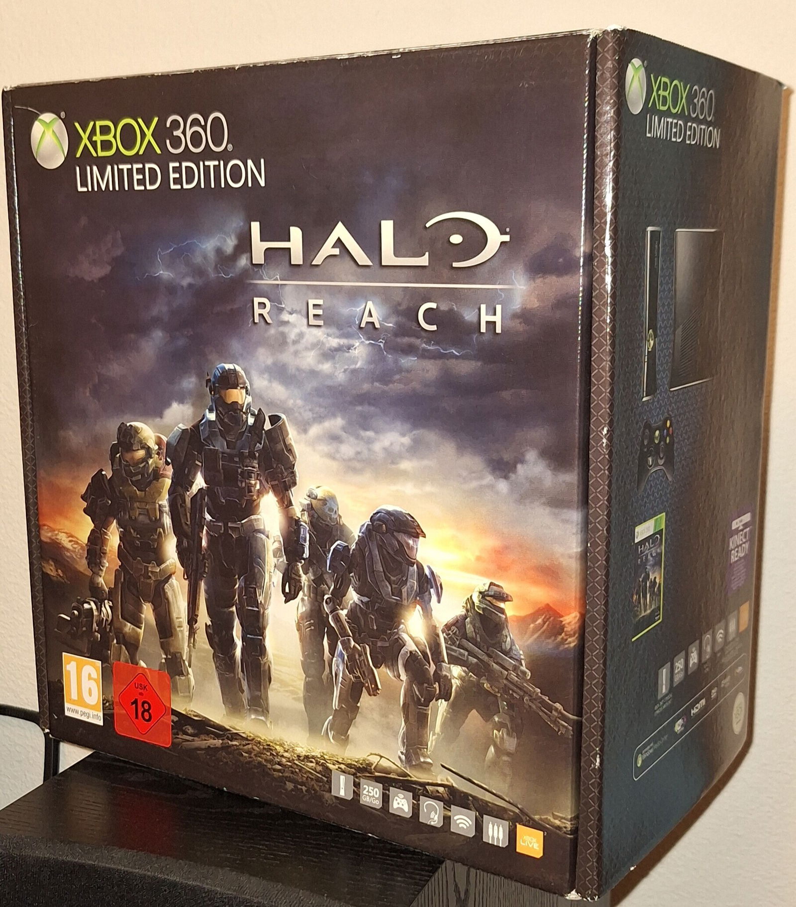  Microsoft Xbox 360 Limited Edition Halo Reach Console [EU]