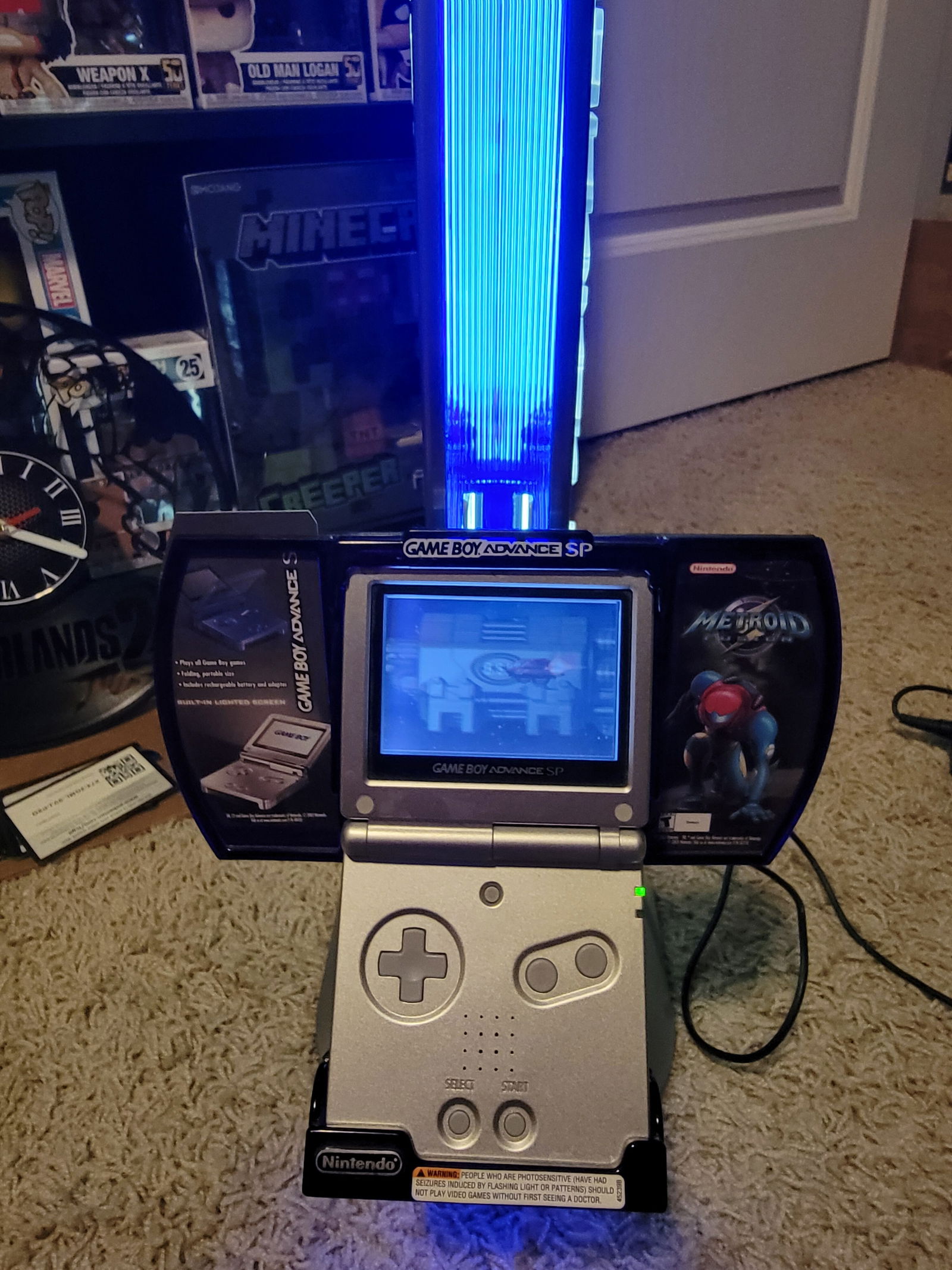 Nintendo Game Boy Advance SP Metroid Fusion Kiosk