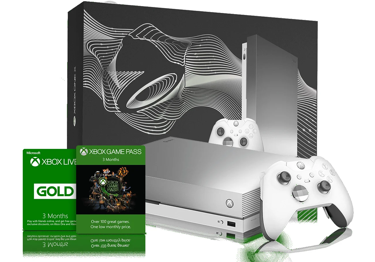  Microsoft Xbox One X Platinum Taco Bell Console