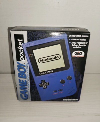 Nintendo Game Boy Pocket Blue Console [IT]