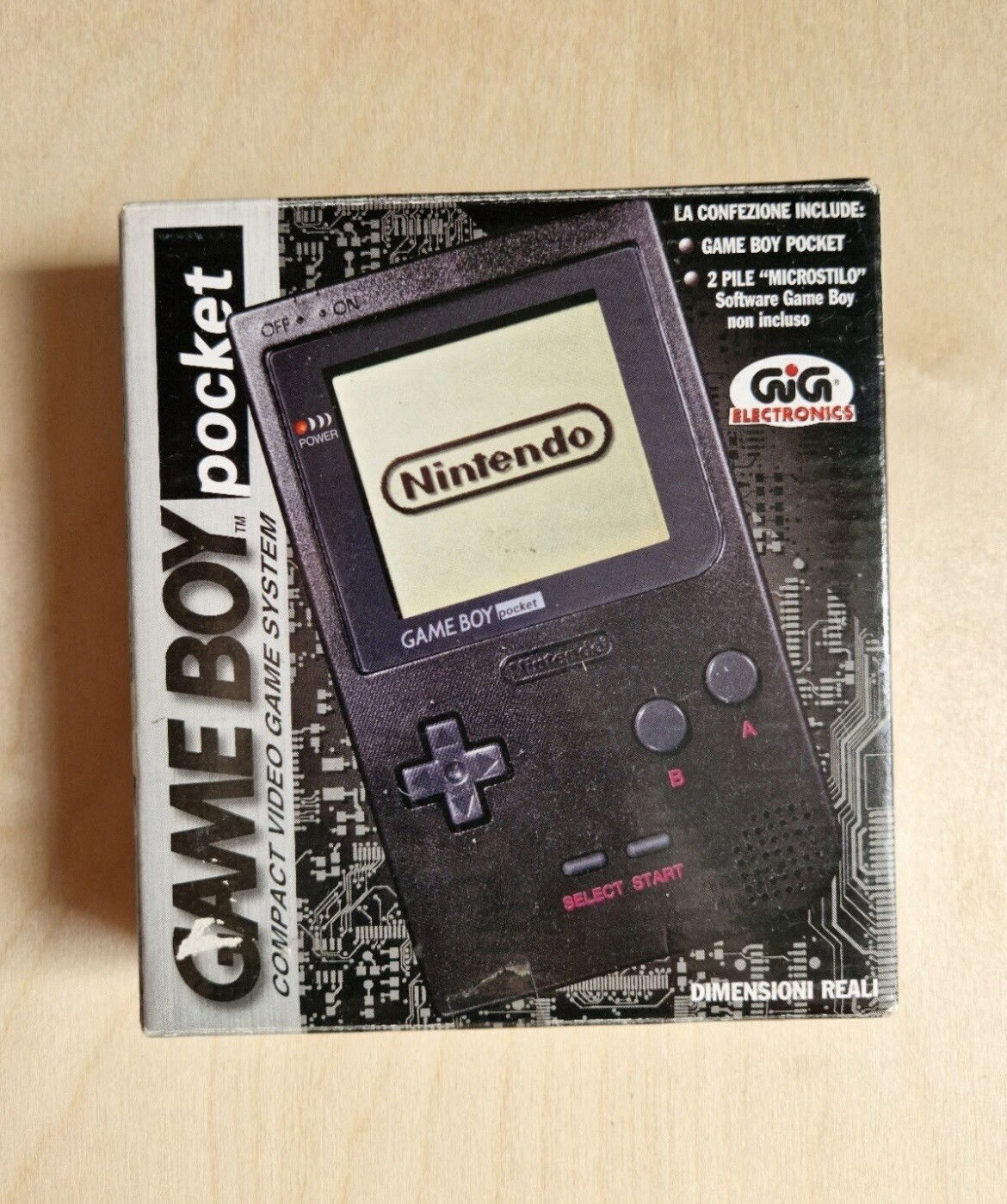  Nintendo Game Boy Pocket Black Console [IT]