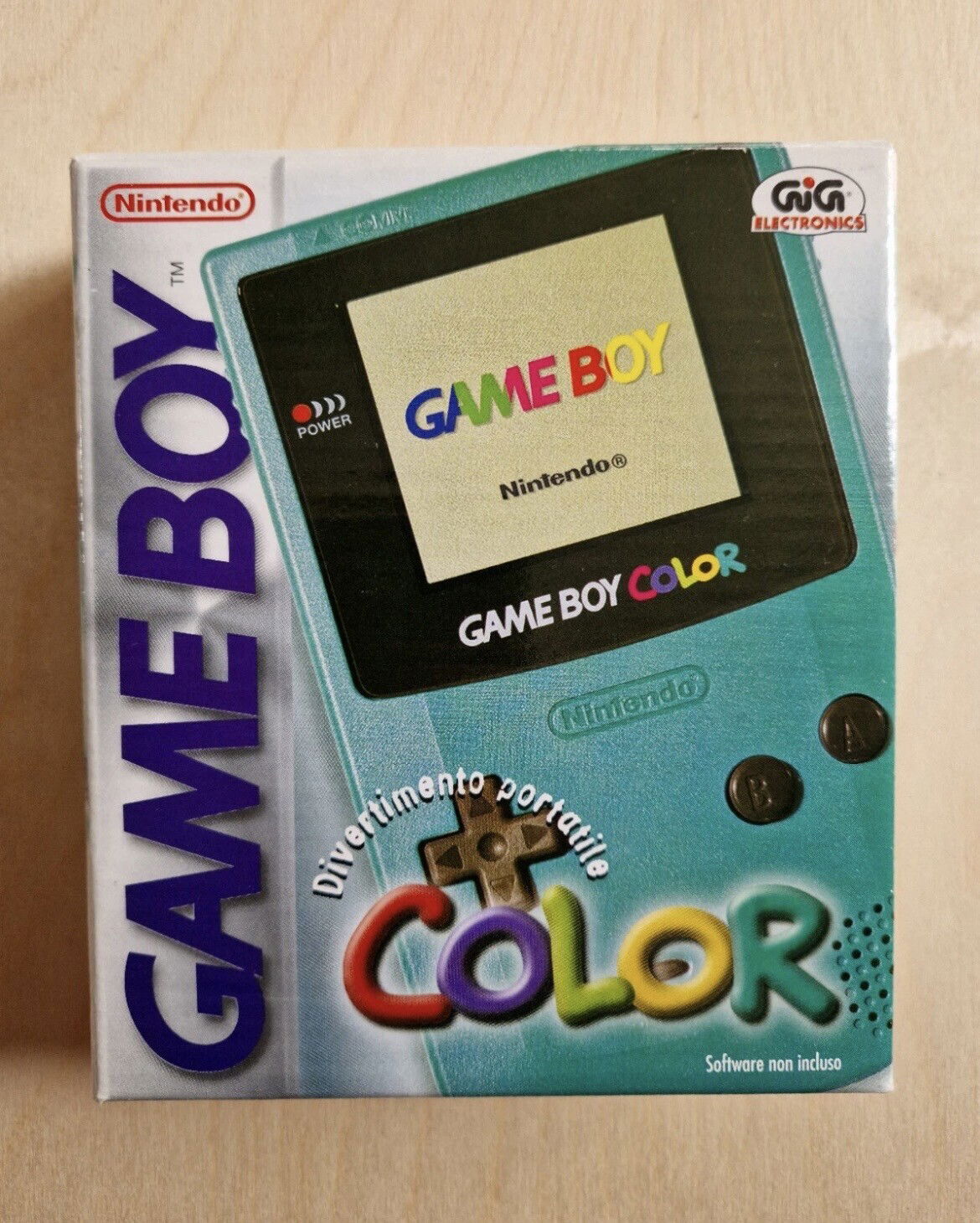  Nintendo Game Boy Color Teal Console [IT]