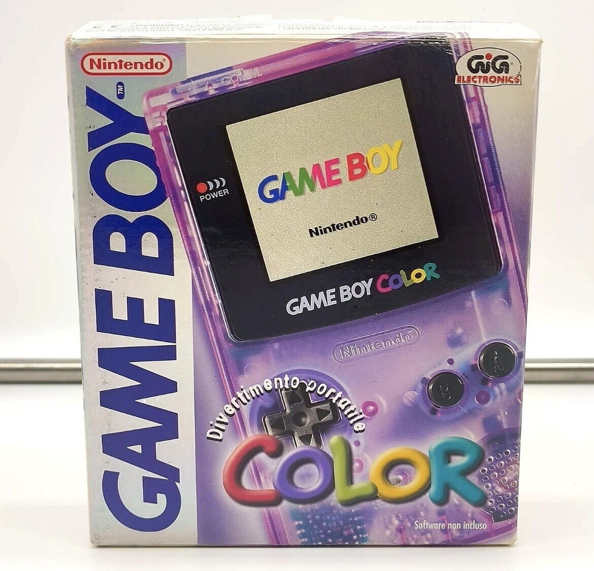  Nintendo Game Boy Color Atomic Purple Console [IT]