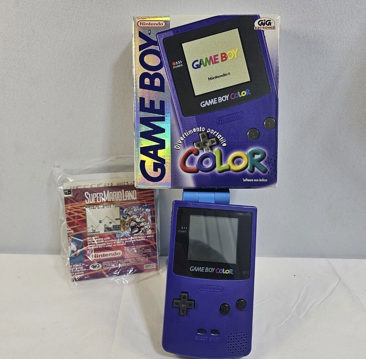  Nintendo Game Boy Color Grape Console [IT]