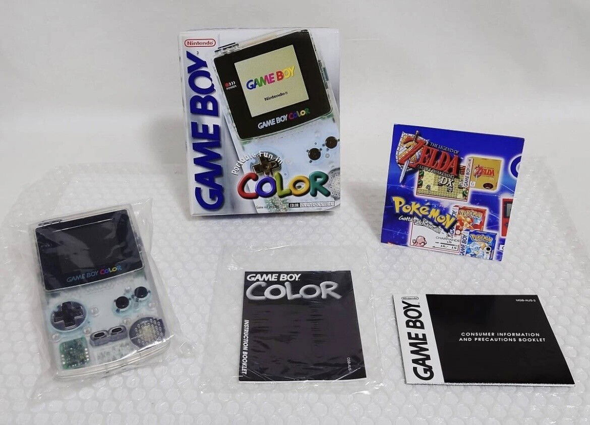  Nintendo Game Boy Color Neotones Ice Console [AUS]