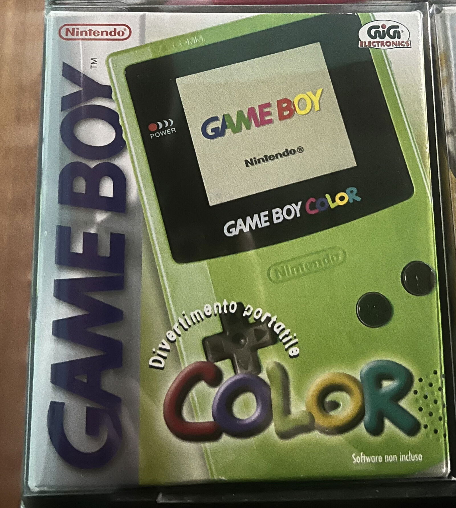  Nintendo Game Boy Color Green Console [IT]