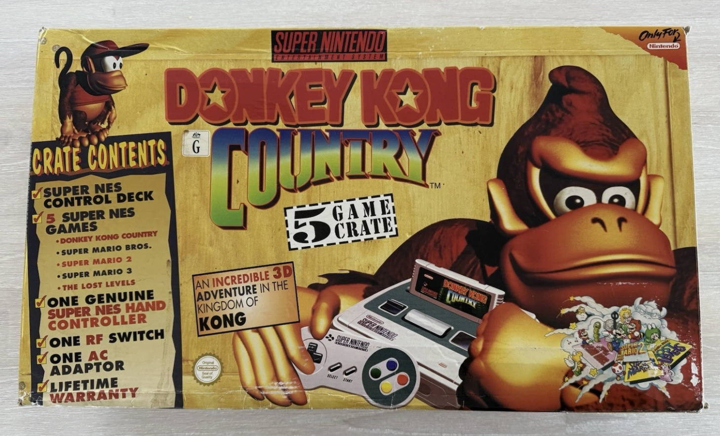 SNES Donkey Kong Country 5 Game Bundle