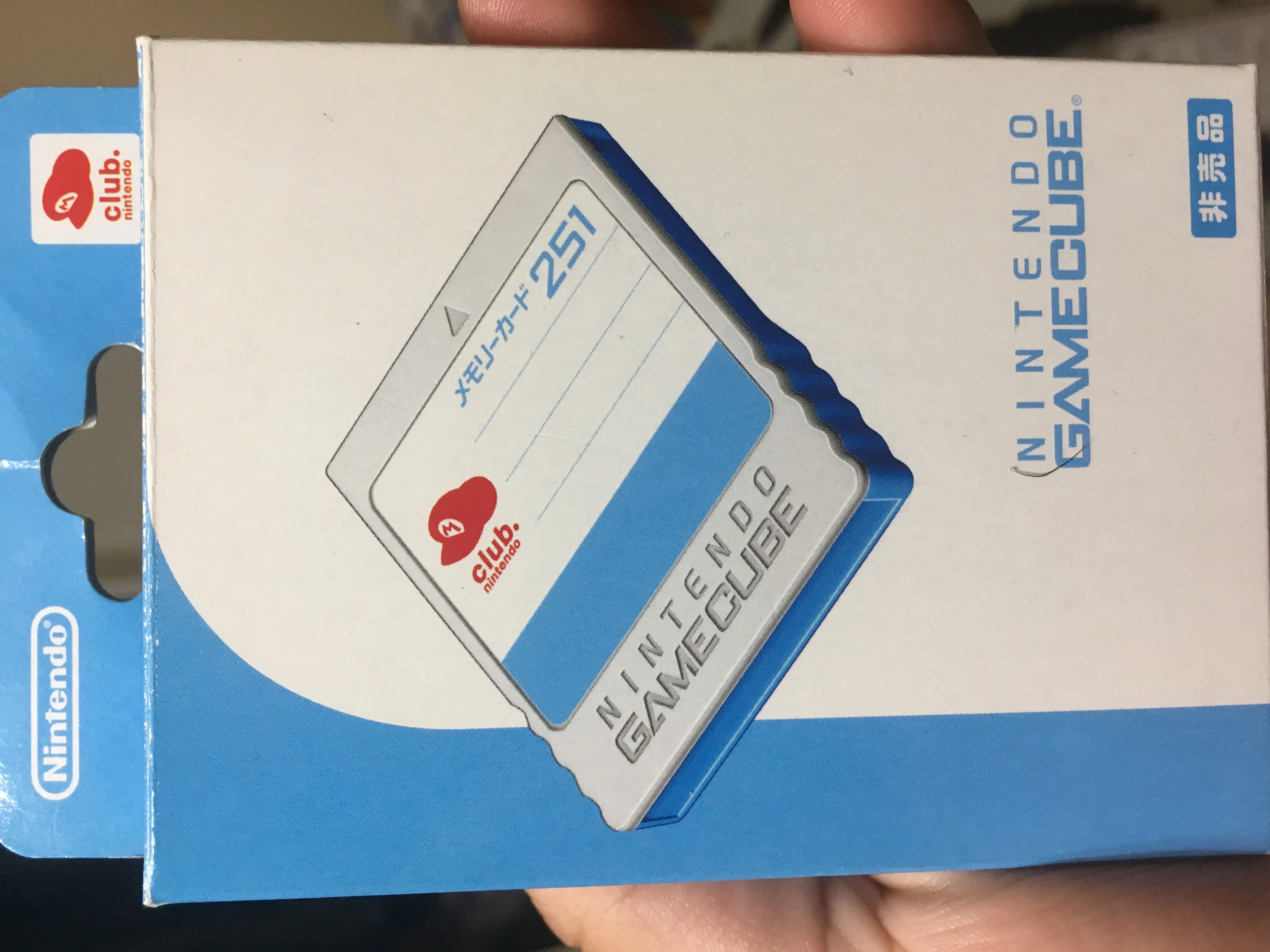  Nintendo Gamecube Club Nintendo Memory Card