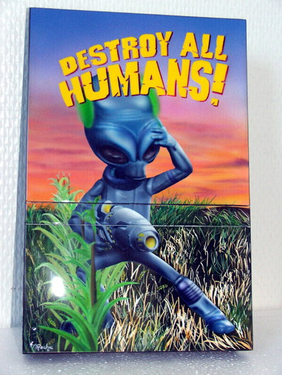 Sony PlayStation 2 Slim Destroy All Humans Console