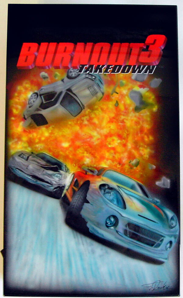  Sony PlayStation 2 Burnout 3 Takedown Console 2