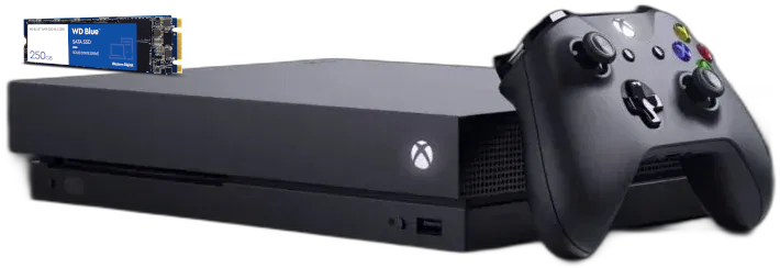 Microsoft Xbox One X NVMe SSD upgraded
