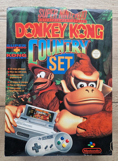 SNES Donkey Kong Country Set Vertical (BE/LUX)