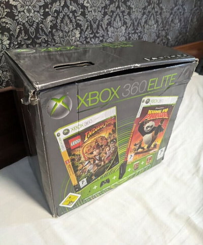 Microsoft Xbox 360 Elite LEGO Indiana Jones + Kung Fu Panda Bundle