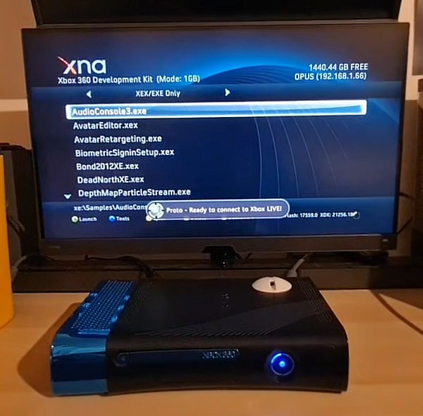 Consolevariations - Microsoft Xbox 360 Blue XDK Kit