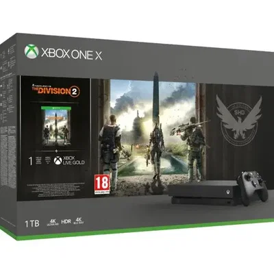 Microsoft Xbox One S The Division 2 Black Bundle